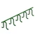 Paragon Dayton SB Steel Rebar Slab Bolster, Epoxy Coated, 2in x 100ft 