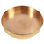 Global Gilson V3BHXPN, 3" Sieve Pan, Brass, Half Height