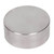 Gilson Company Calibration Disk, 75mm (2.95in) in silver metal with smooth surface for precise calibration measurements.