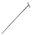 Gilson Company Soil Pin for Soil Resistivity Testing, 30in x 5/16in, metal testing probe for assessing soil conductivity and resistivity