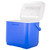 Gilson Company Insulated Specific Gravity Container, blue and white portable insulated container with a lid, used for precise gravity measurements in laboratory or industrial settings.