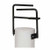 Gilson Company 4in Cylinder Lifting Handle, black metal lifting handle attached to a white cylinder for easy lifting and transportation.