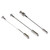 Gilson Company Reusable One-Part, Solid Shaft Spindle, SC4-28, with metal construction and pointed tips for laboratory and scientific applications.