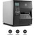Zebra ZT230 QR Code Scanner and Label Printer Kit, black and gray industrial label maker with control panel and printing mechanism.