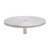 Gilson Company Sieve Turntable for Gilson Rotary Sifters, white round rotating apparatus with a central attachment point for sieving equipment.