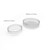 3nh Circular Cuvette for 3nh NH Series Spectrophotometers, two clear plastic cuvettes with dimensions labeled as Φ35mm H10mm and Φ60mm H13mm for optical measurements.