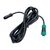 Sper Scientific 10 Foot Extension Cable for Optical Dissolved Oxygen Meter, black lengthened cable with connector and green waterproof cap.