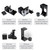 3nh Universal Test Component, NH-A-1608 for NH Series, black mechanical testing device with adjustable components and containers for liquids, pellet, and paste testing.