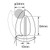 Sanwa AC Clamp Meter with Multimeter Functionality, technical drawing showing dimensions of the clamp meter including a 34mm diameter, 64mm height, and 10mm gap.