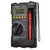 Sanwa Digital Multimeter with Tough Body Cover, 6000 Count Display, showing digital readout and equipped with test leads for electronic measurements.