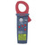 Sanwa Mini AC/DC Clamp Meter with True RMS and Peak Hold, digital display showing 60.00, with red and blue body, clamp jaw at top, and multiple control buttons.