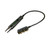 Sanwa Clip Lead Adapter - Tweezers Type, black clip lead adapter with a flexible cable and tweezer-style metal tips.