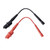 Sanwa Alligator Clip Adapter for Sanwa Multimeters and Clamp Meters, black and red alligator clips with flexible wires for electrical testing.