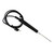 Sper Scientific Type J Immersion Thermometer Probe, Small, black handheld probe with a long metal sensing tip and electrical cord.