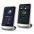 Sper Scientific Multi-Function Indoor Air Quality Monitor, two digital devices displaying real-time air quality data, including PM2.5 levels, temperature, humidity, and other environmental metrics.
