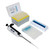 Oxford Lab Products Extended Universal Tip Rack, Low Retention, Filter, 200ul, 960 per pack, including pipette and various laboratory sample containers.