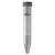 Oxford Lab Products Conical Centrifuge Tubes, Sterile, 15ml, with case of 500, 25 x 25 packs - clear plastic laboratory tube with a screw cap, graduated measurement markings, and conical bottom for centrifugation.