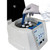 Oxford Lab Products Conical Centrifuge Tubes, Sterile, 15ml, case of 500, 25 x 25 packs, being loaded into a laboratory centrifuge with a gloved hand.