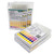 Merck/MQuant Universal pH Test Strips 0-14, 100 Pack, with color-coded pH indicator chart for measuring pH levels in liquids.