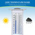 Sper Scientific Min/Max Thermometer, Analog/Digital, NIST Certified, with wide temperature range from -40°F to 122°F (-40°C to 50°C) for diverse climate monitoring.