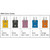 Pyromation Miniature Male Plug, 3 Pin RTD, 200C Temp Rating (10/Pack), with ANSI color code chart showing yellow, black, violet, blue, and orange color options for different temperature sensors.
