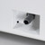Lab Companion BS2 Shaking Heating Bath (26L), close-up of the heater connection port.