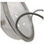 Lab Companion DAD-10060 Vacuum Seal for VDR-30 Series Vacuum Desiccators, close-up image of the vacuum seal rubber gasket with part of the desiccator.