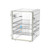 Lab Companion SDC-45 Desiccator (Cubic Model), 50L (1.8cu ft), transparent cubic laboratory desiccator with multiple shelves, digital control panel, and secure locking mechanism.