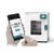 Lab Companion OF4-15S Forced Convection Oven, 147L capacity, digital control panel, shown being operated remotely via smartphone app for precise temperature management.