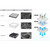 Lab Companion Complex Carbon Filter for DLH-11G Ductless Fume Hood, close-up view of the industrial-grade filter with detailed internal fiber structure.
