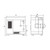 Lab Companion TH3-PE-025 Temperature & Humidity Chamber Tabletop, 25/0.9 cubic feet, technical schematic showing front and side views with labeled dimensions