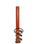 Gilson Company Bronze Clamp for Relative Compaction Test Set, orange-colored bronze clamp mounted on a vertical pipe with black tightening knobs.