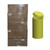 Paragon 4x8 Concrete Cylinder Molds, Yellow, on Pallet with 30 Cases, 36/Case, for concrete testing and construction use.