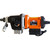 Diamond Tools Core Bore Drill Motor - CB 744 Electric 4-Speed Drill Motor, orange and black power tool for core drilling, featuring adjustable speed control and grip handle for construction and industrial use.