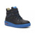 HMA Lab Supply Asphalt Pro Work Boot with Steel Toe, Size 13, showing a black and blue safety work boot designed for construction and industrial use.