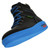 HMA Lab Supply Asphalt Pro Work Boot with Steel Toe, Size 13, black with blue sole and laces, rugged construction for asphalt work safety.