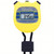 Traceable Instruments Water Resistant Stopwatch with NIST Traceable Certificate, yellow digital stopwatch with large display, shockproof and waterproof features.