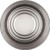 HMA Lab Supply Black 3.5-Gallon Steel Pail with Lug Lid, top view of the metallic container.