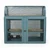 US Stoneware Jar Mill, 802DVM, 1/2HP, Dual Drive, 50-300RPM, 115/60/1, industrial laboratory machinery with metal frame and mesh enclosure.