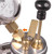 Forney 1/4 NPT Brass Pipe Fitting for Forney Press-Aire Meter, close-up view of brass pipe fitting being installed on a press-aire meter to ensure a secure connection.