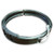CMTE Stainless Steel Clamp Assembly for Volumetair Air Meter, circular metal clamp with secure locking mechanism and attached safety cord.