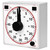 Gralab Model 171 60-Minute General Purpose Timer, a white square timer with a large black dial, set to 60 minutes, and switches for power and timing control.