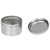 Gilson Company Sample Containers, Tinned-Metal, 6oz (12/Pk), set of 12 small round metal sample containers with lids, ideal for laboratory sample storage