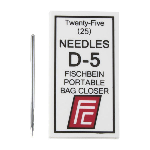 Fischbein D5 Bag Sewing Needles for Sale | Closer Sewing (25/Pk