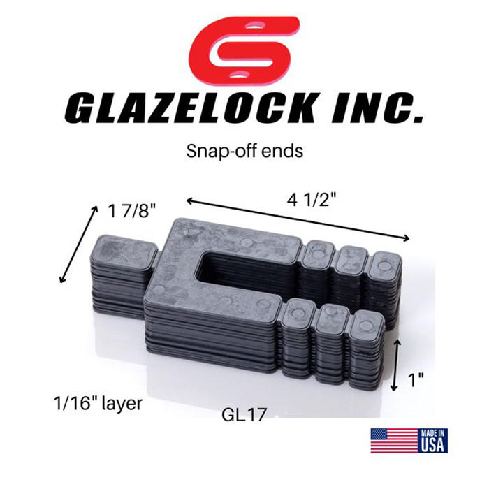 Plastic Horseshoe Shims, Black | Concrete Leveling | CMTP
