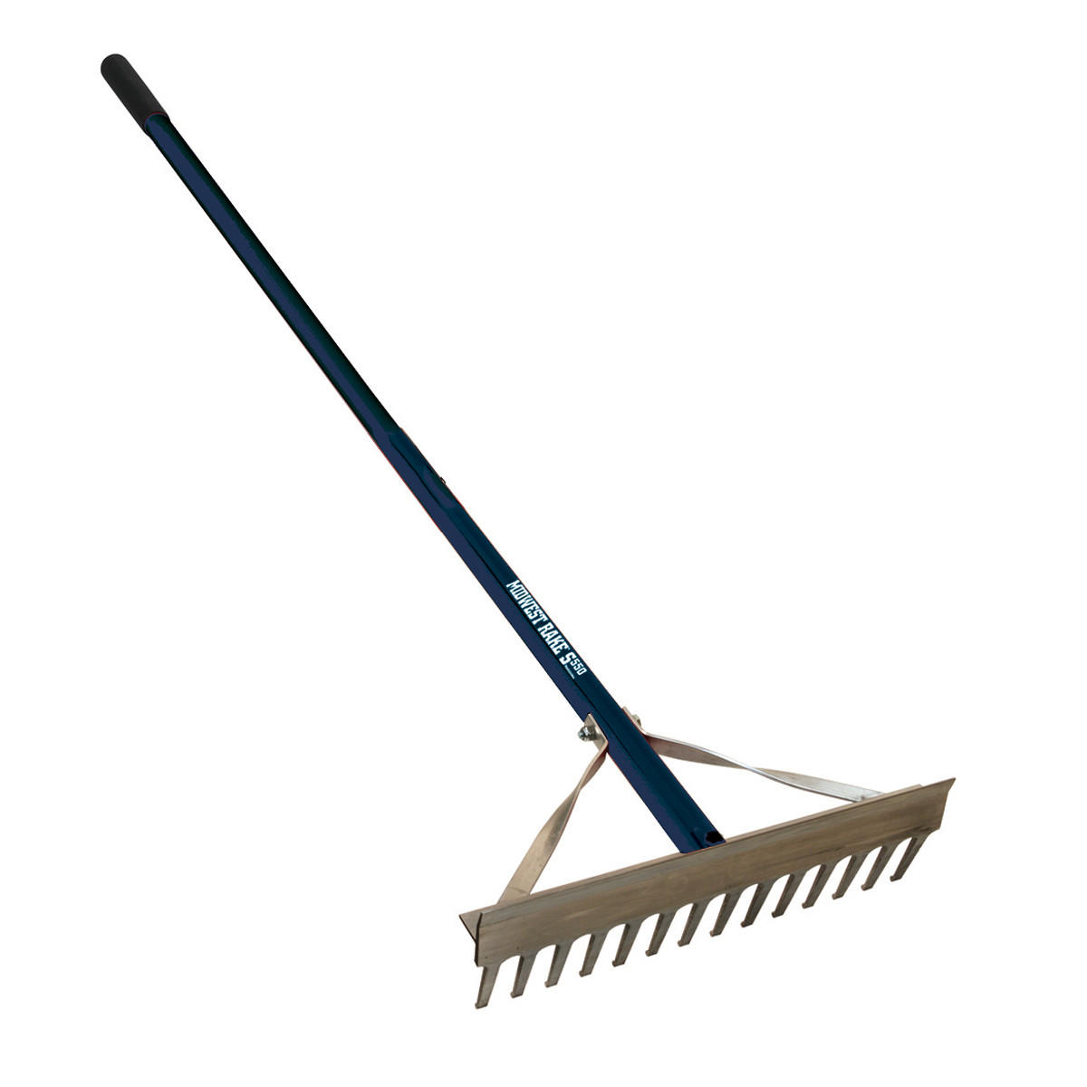 14in Mini Landscape Rake, 60in Aluminum Handle | CMTP