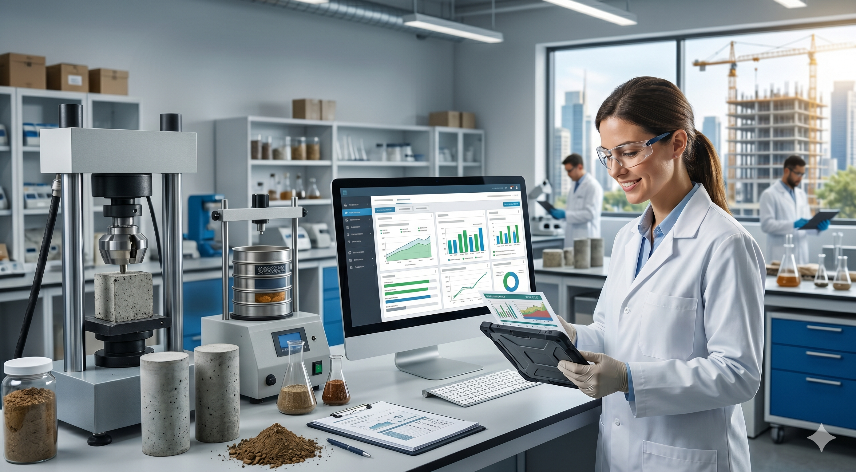How Construction Materials Testing Labs Are Improving Data Management and Reporting 