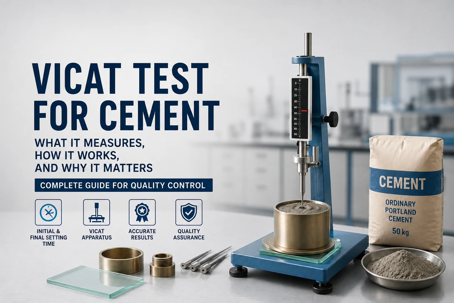 Vicat Test for Cement: What It Measures, How It Works, and Why It Matters