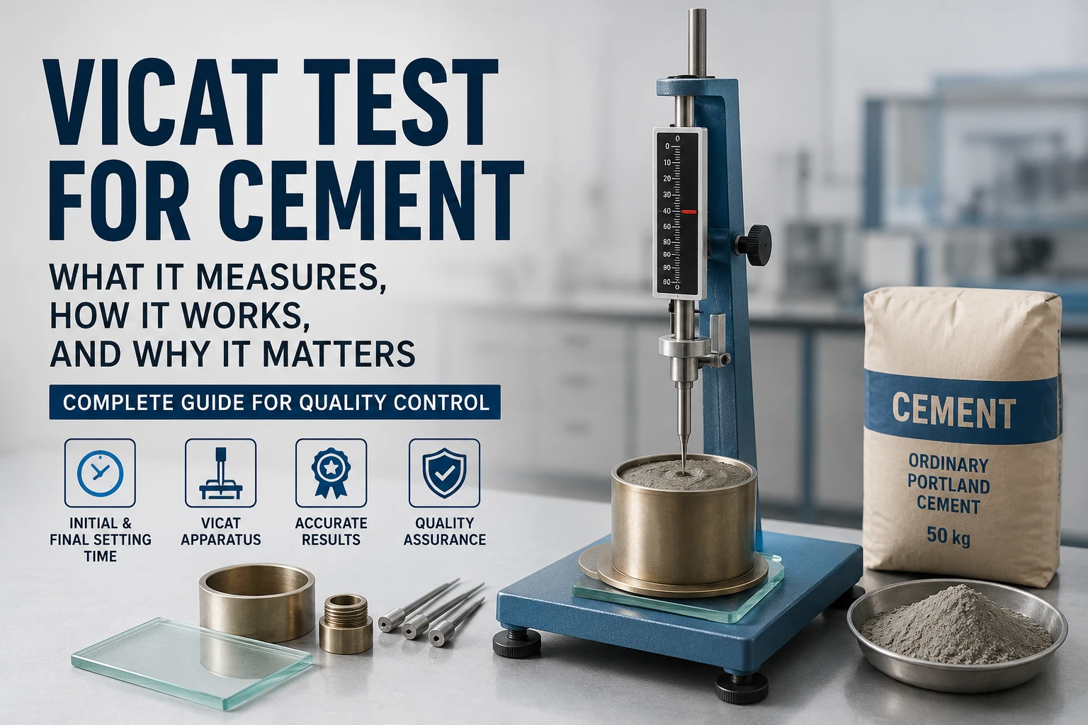 Vicat Test for Cement: What It Measures, How It Works, and Why It Matters