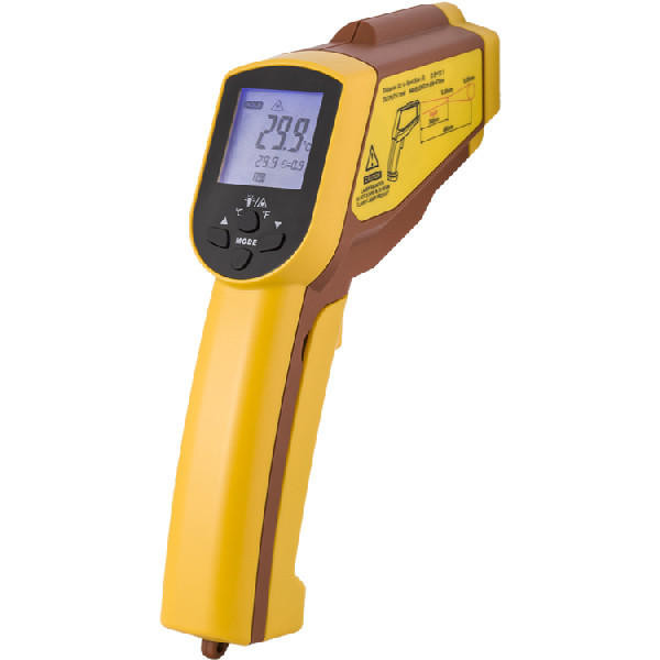 Digital Infrared Thermometer, INFURIDER YF-1500C(-58℉~2732℉) Non-Contact  Laser Temperature Gun 30:1 High IR Temp Gauge Pyrometer with Color LCD  Screen